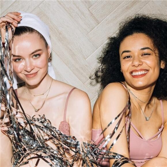 Butterfly Pendant Necklace, 14k Gold Plated Handmade Hollow Layered Necklace - Picture 6 of 7